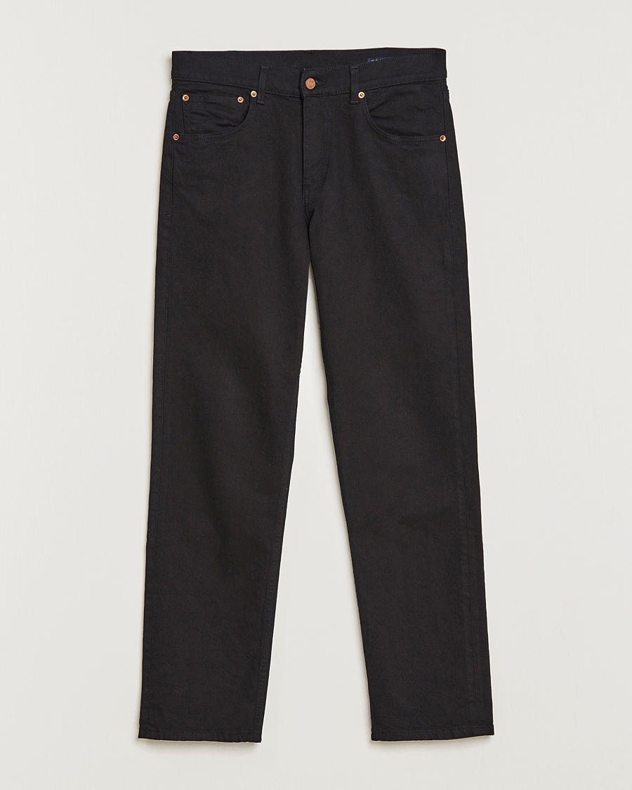 Mies | Farkut | Oscar Jacobson | Johan Cotton Stretch Jeans Black