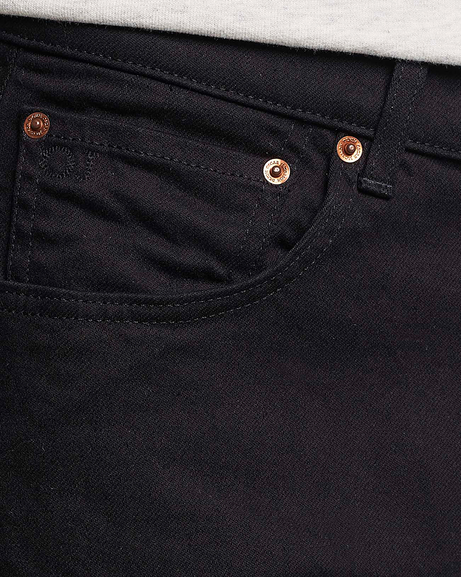Mies | Farkut | Oscar Jacobson | Johan Cotton Stretch Jeans Black