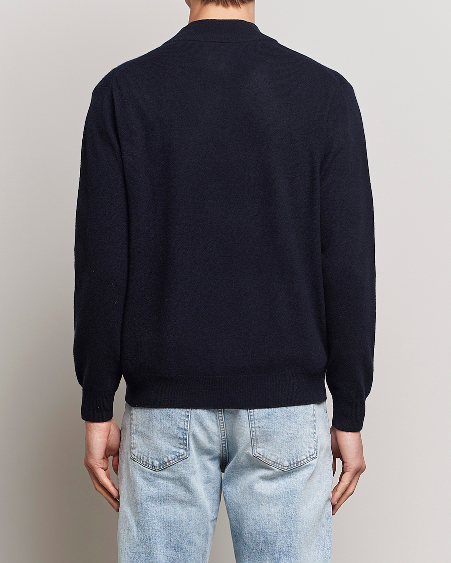 Mies | Puserot | Oscar Jacobson | Patton Wool Half-Zip Navy