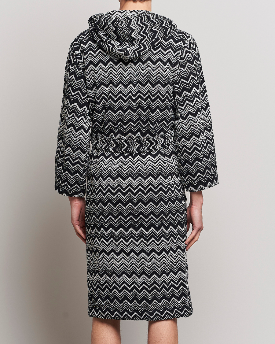 Mies | Yöpuvut ja kylpytakit | Missoni Home | Keith Bathrobe Grey/Black
