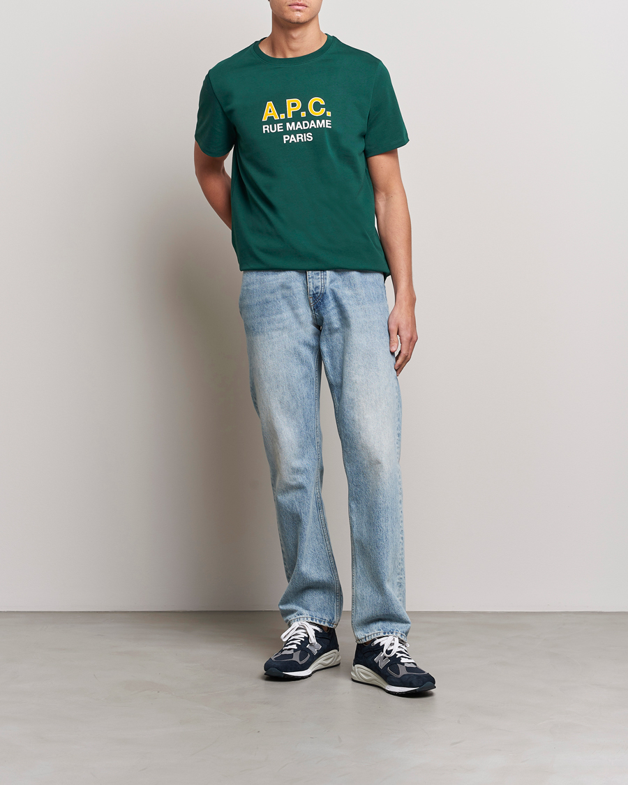 Mies | T-paidat | A.P.C. | Madame T-Shirt Dark Green