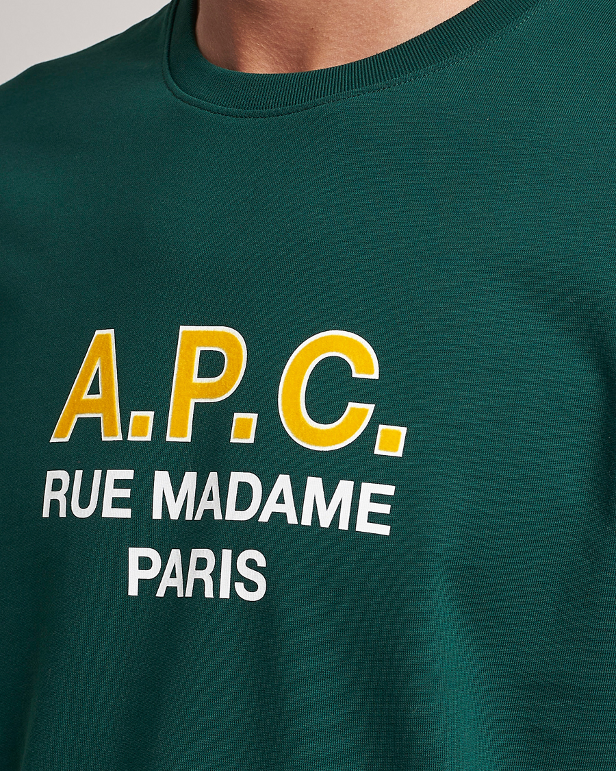 Mies | T-paidat | A.P.C. | Madame T-Shirt Dark Green
