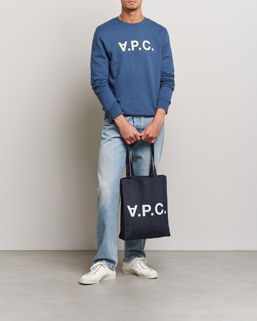 Mies | Puserot | A.P.C. | VPC Sweatshirt Indigo