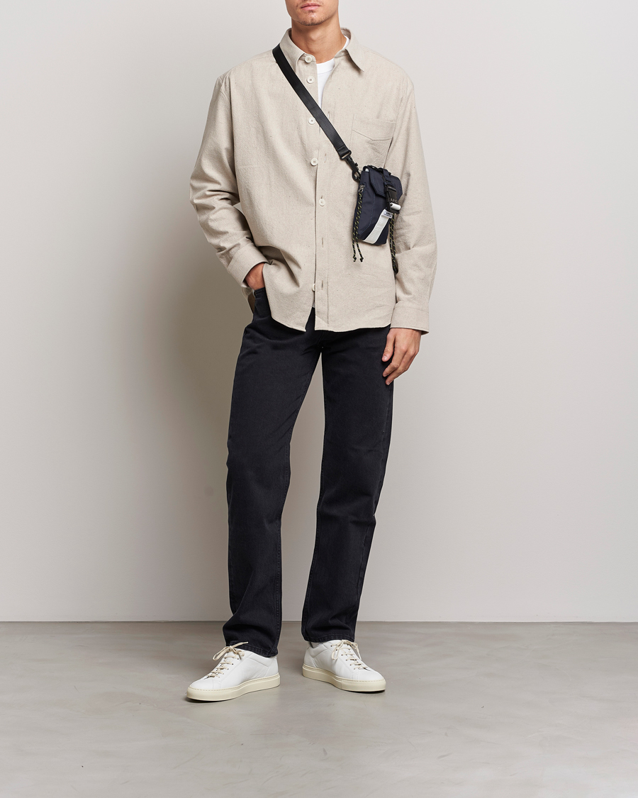 Mies | Kauluspaidat | A.P.C. | Aston Overshirt Light Beige