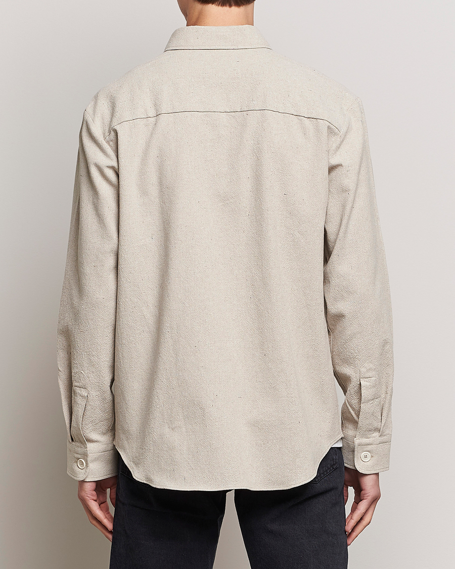 Mies | Kauluspaidat | A.P.C. | Aston Overshirt Light Beige
