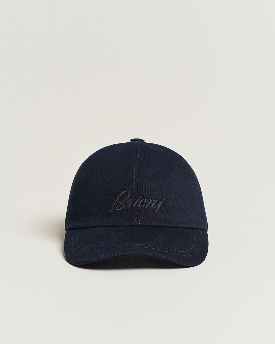 Mies | Brioni Soft Wool Baseball Cap Navy | Brioni | Soft Wool Baseball Cap Navy