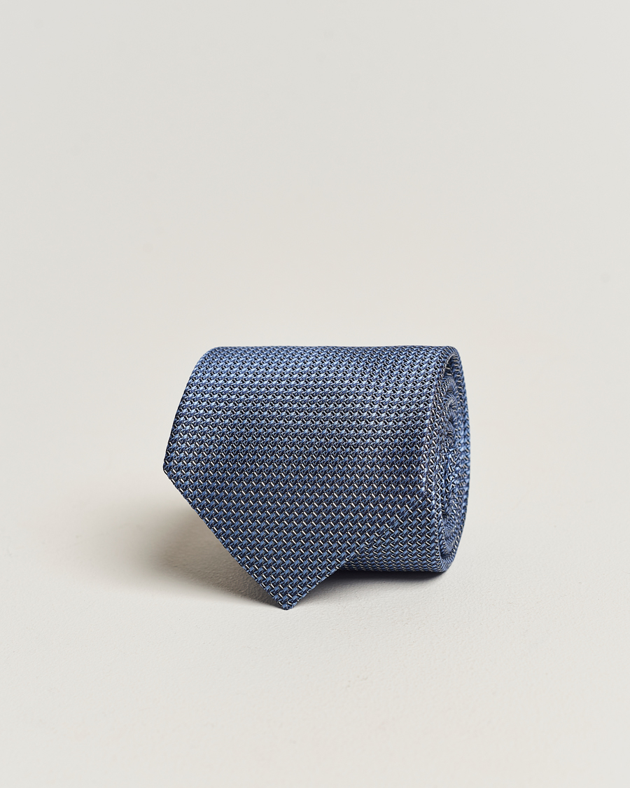 Mies | Brioni Jacquard Silk Tie Light Blue | Brioni | Jacquard Silk Tie Light Blue
