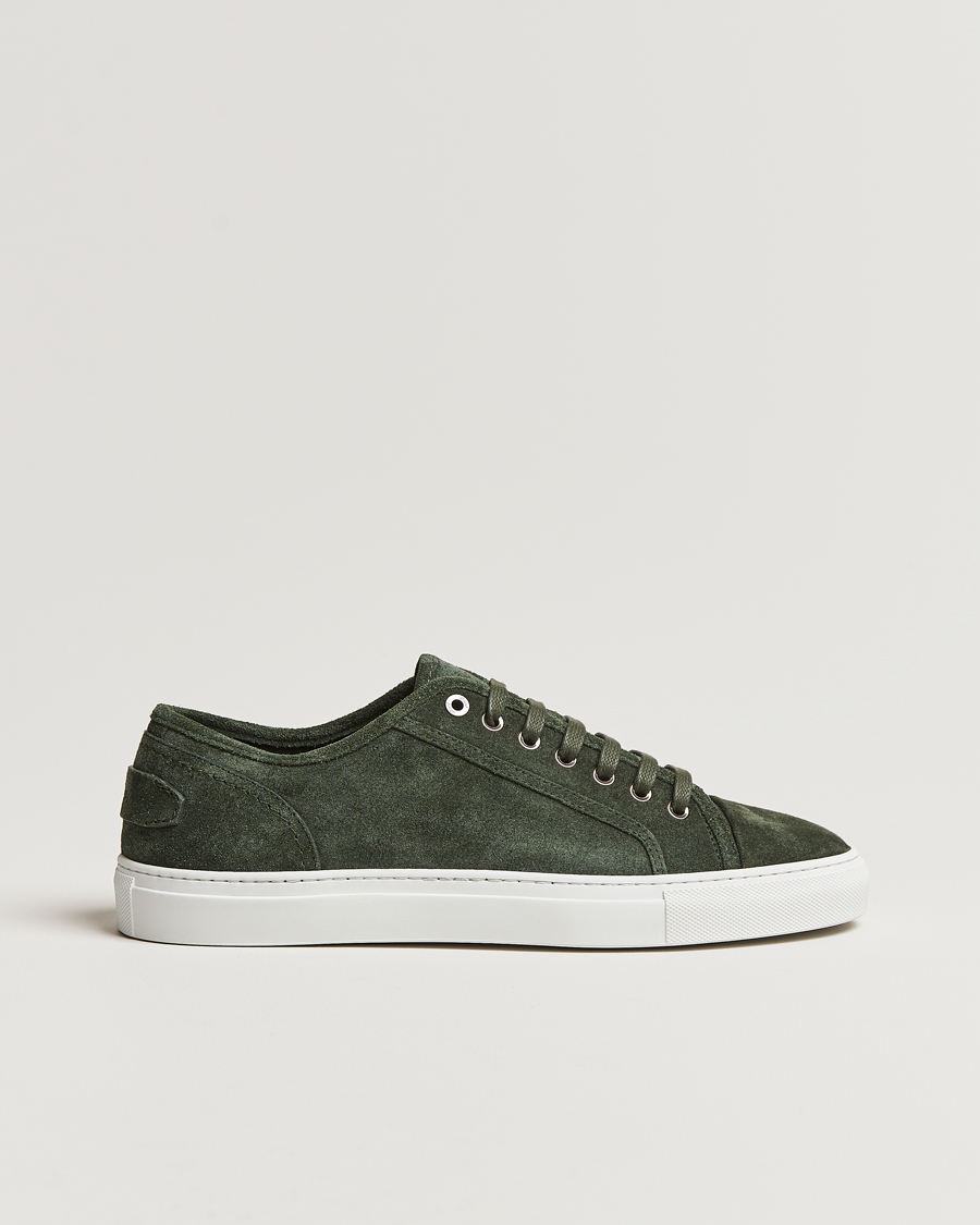 Mies | Brioni Casetta Suede Sneakers Green | Brioni | Casetta Suede Sneakers Green