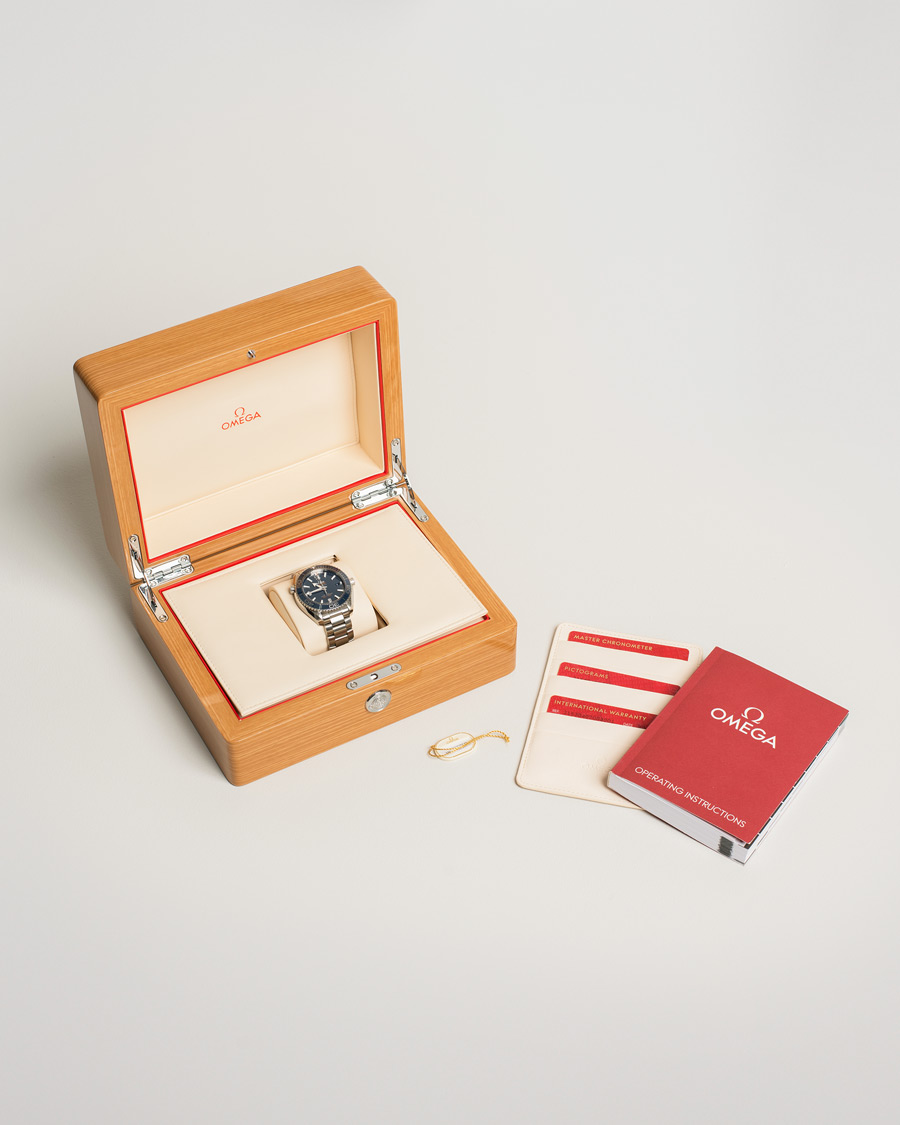 Mies | Omega Pre-Owned Seamaster Planet Ocean Steel Blue | Omega Pre-Owned | Seamaster Planet Ocean Steel Blue