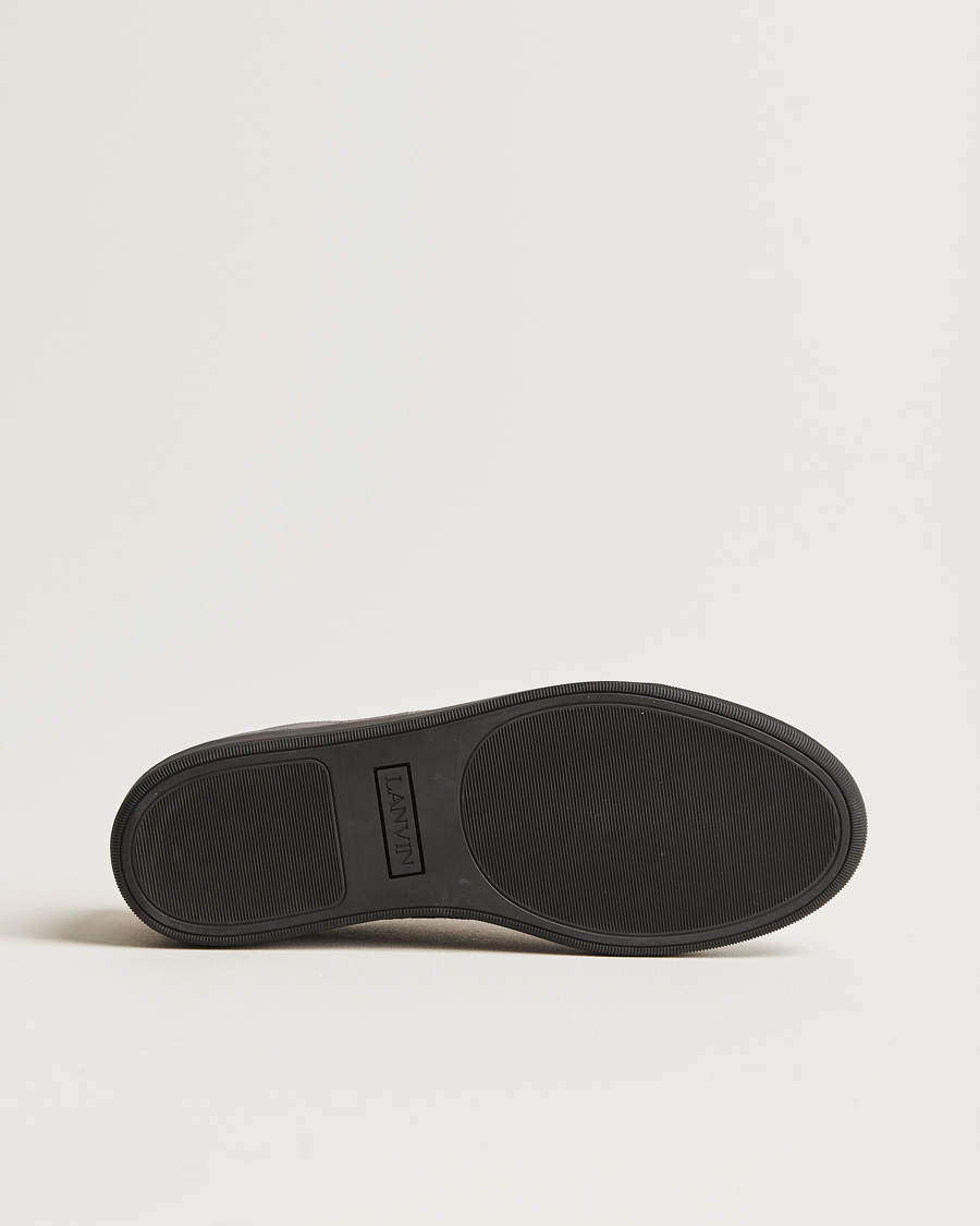 Mies | Lanvin Nappa Cap Toe Sneaker Dark Grey | Lanvin | Nappa Cap Toe Sneaker Dark Grey