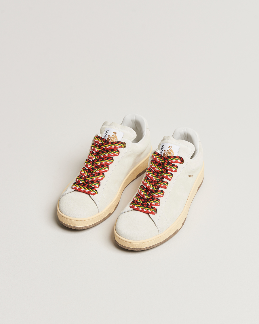 Mies |  | Lanvin | Lite Curb Sneakers White