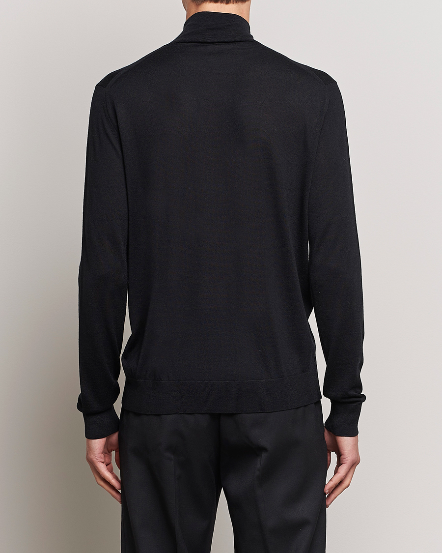 Mies | Puserot | Lanvin | Wool/Silk Rollneck Black