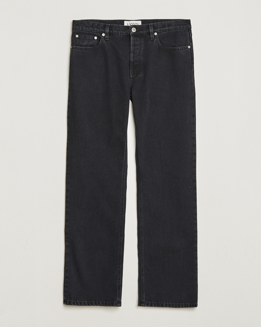 Mies | Farkut | Lanvin | Tailored Denim Pants Black