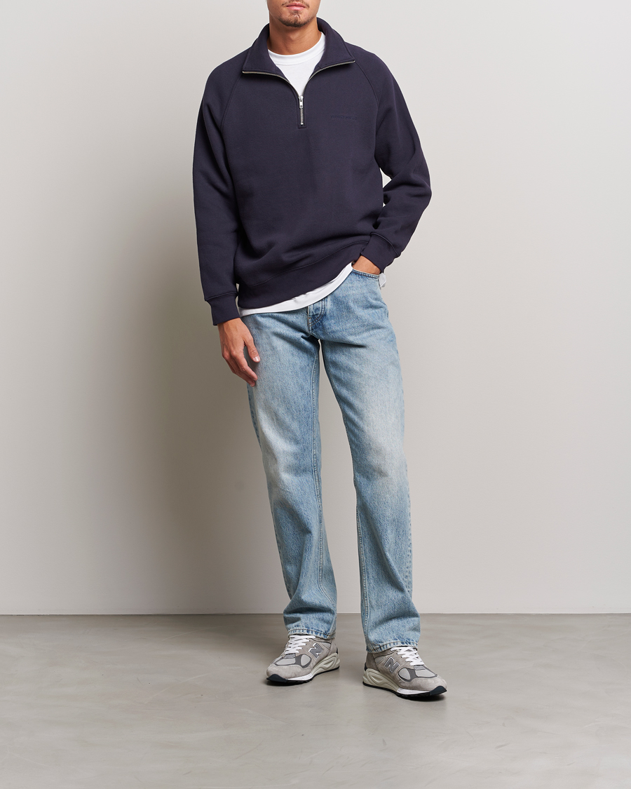 Mies | Puserot | NN07 | Carlo Half Zip Navy