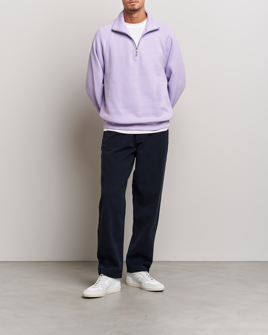 Mies | Puserot | NN07 | Carlo Half Zip Purple Rose