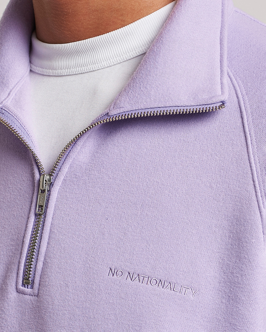 Mies | Puserot | NN07 | Carlo Half Zip Purple Rose