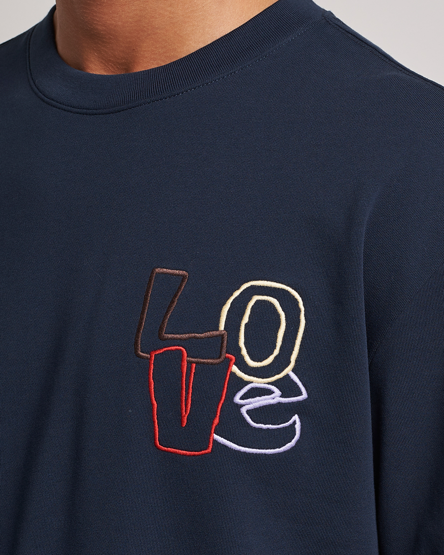 Mies | T-paidat | NN07 | Alan Heavy T-Shirt Navy