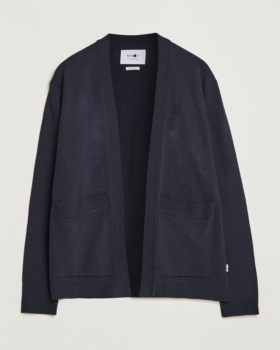 Mies | Puserot | NN07 | Bradley Cotton Cardigan Navy