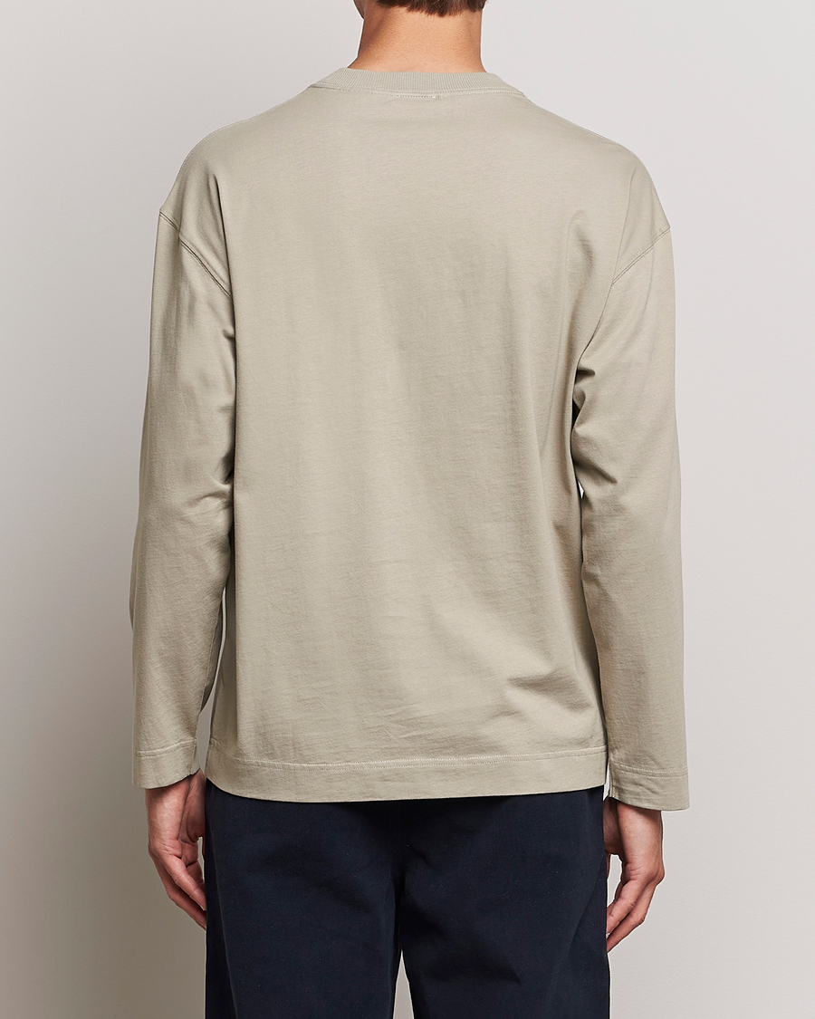Mies | T-paidat | NN07 | Benja Pima Cotton Long Sleeve T-Shirt London Fog