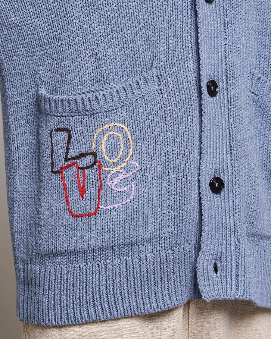 Mies | Puserot | NN07 | Milton Knitted Cardigan Ashley Blue Mel