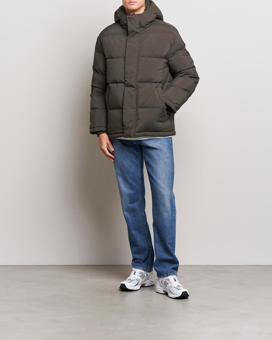 Mies | Takit | NN07 | Matthew Padded Down Jacket Army Grey