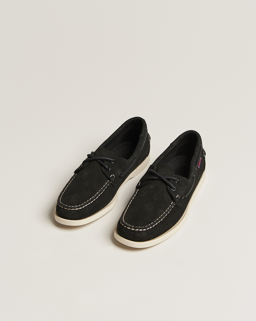 Mies | Purjehduskengät | Sebago | Docksides Suede Boat Shoe Black