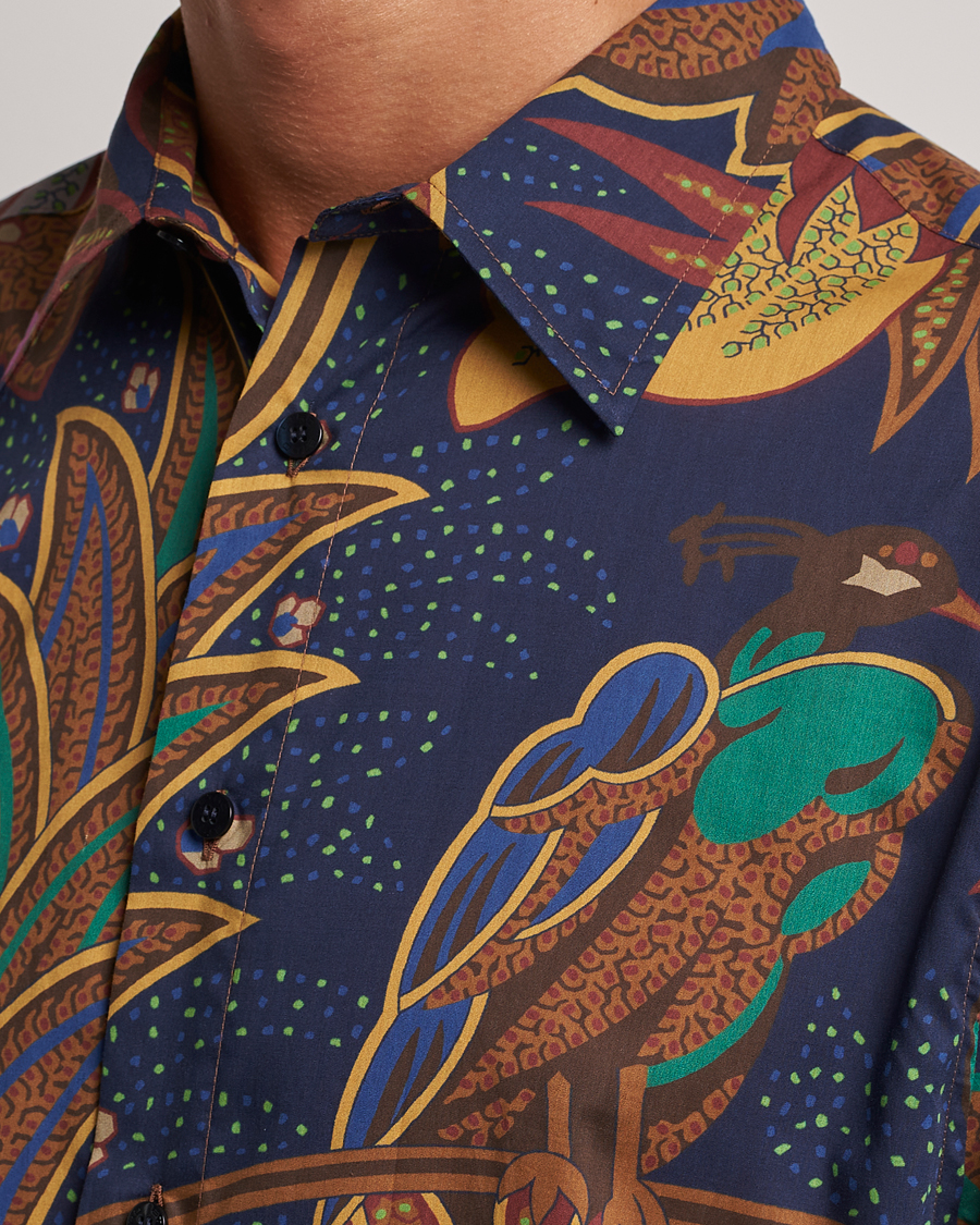 Mies | Kauluspaidat | Etro | Oversize Jungle Printed Shirt Navy