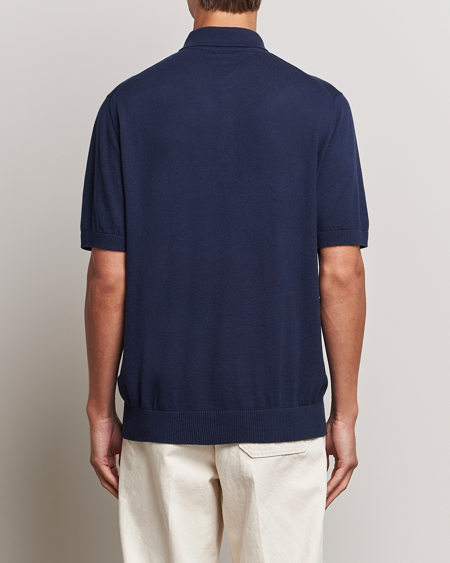 Mies | Pikeet | Etro | Cotton/Cashmere Polo Navy