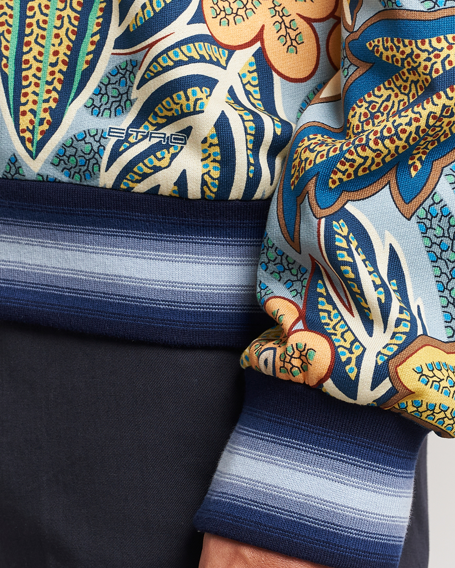 Mies | Puserot | Etro | Jungle Printed Sweatshirt Azzurro