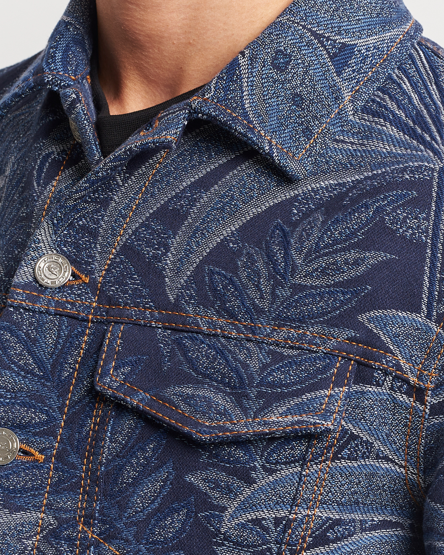 Mies | Takit | Etro | Jacquard Denim Jacket Azzurro