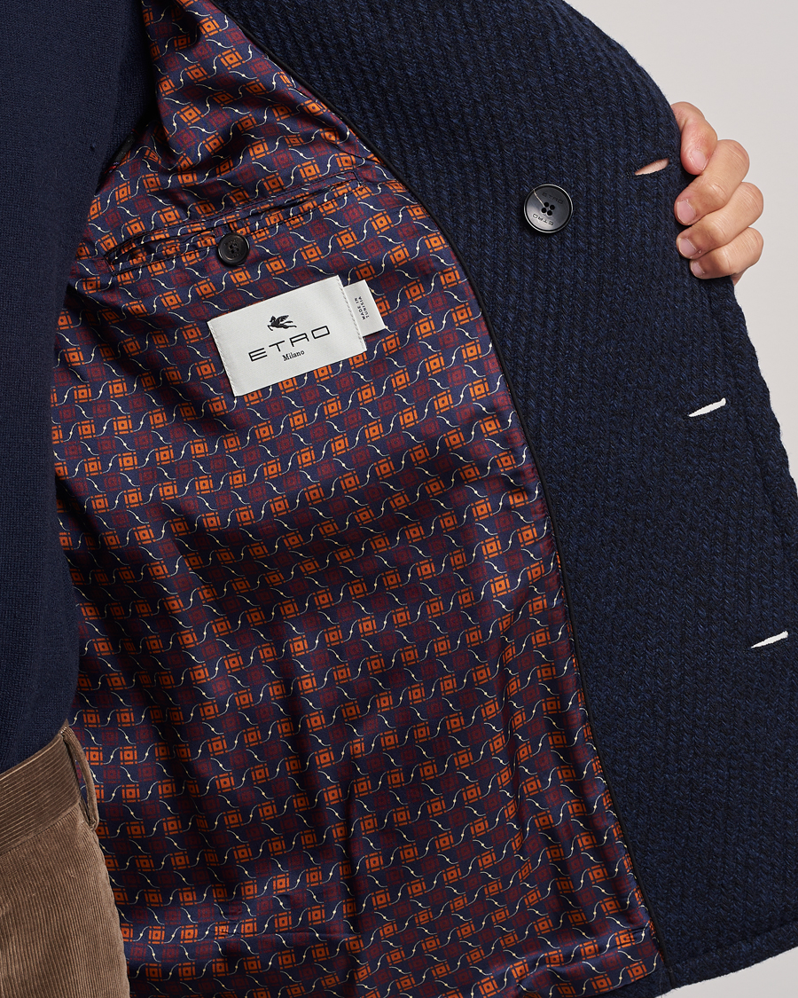 Mies | Takit | Etro | Wool Peacoat Navy
