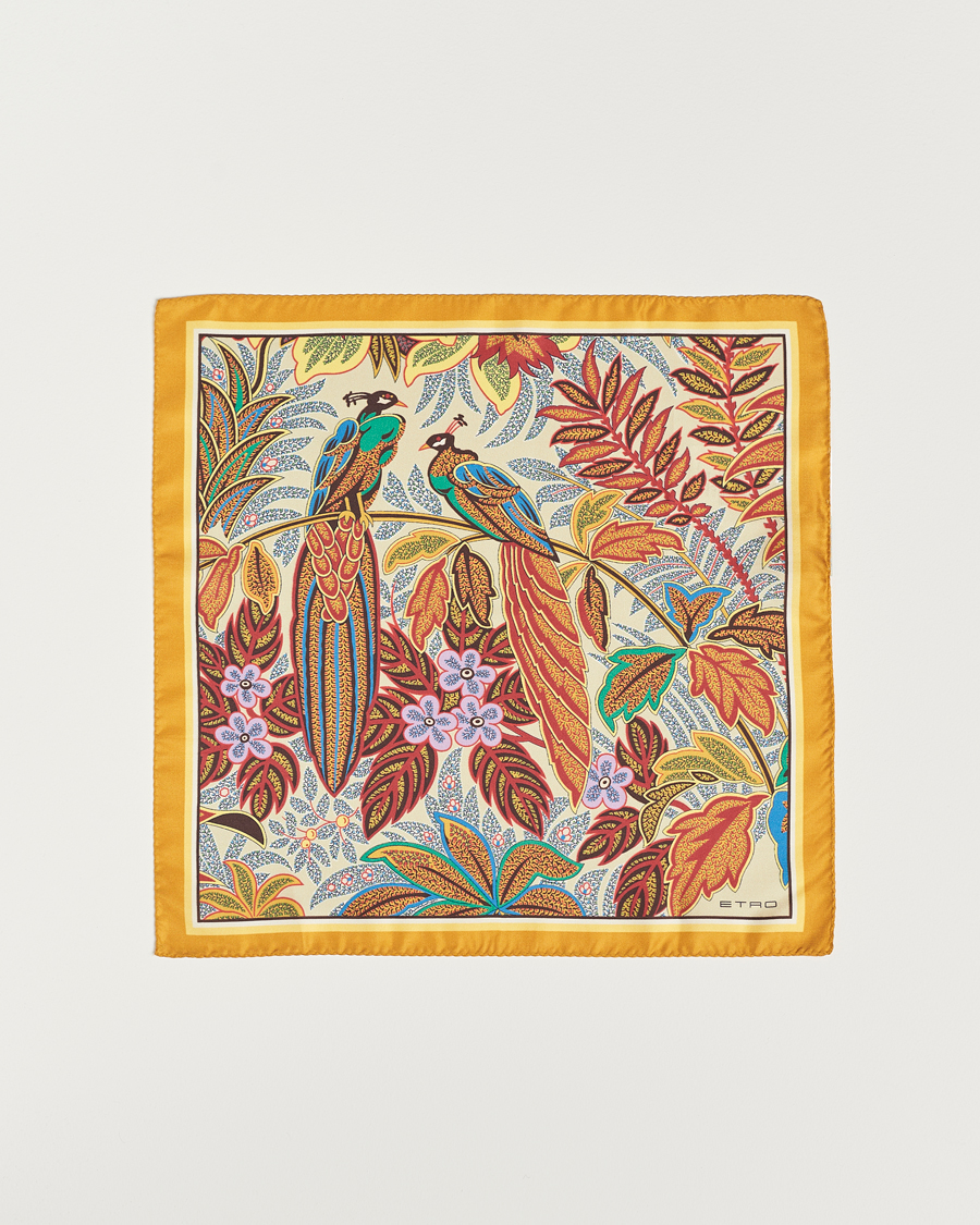 Mies | Etro Bangalore Printed Pocket Square Beige | Etro | Bangalore Printed Pocket Square Beige
