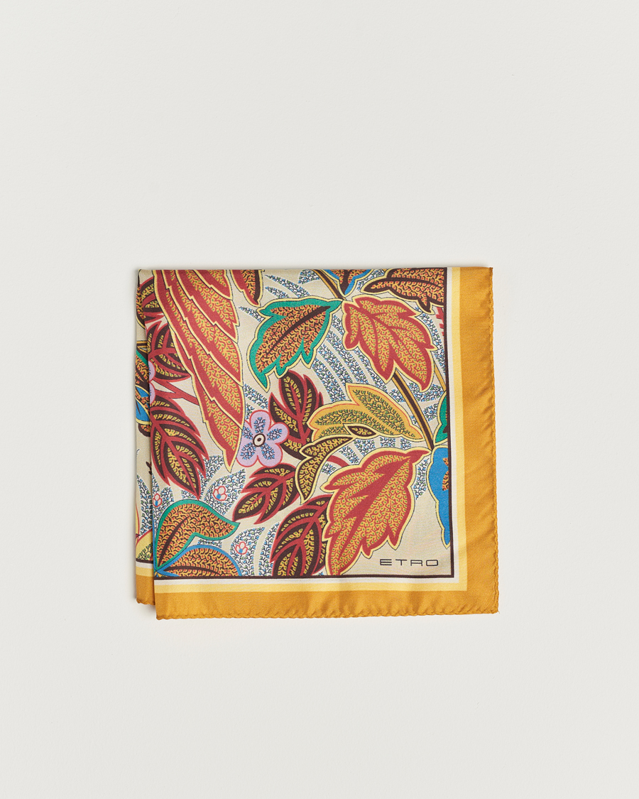Mies | Etro Bangalore Printed Pocket Square Beige | Etro | Bangalore Printed Pocket Square Beige