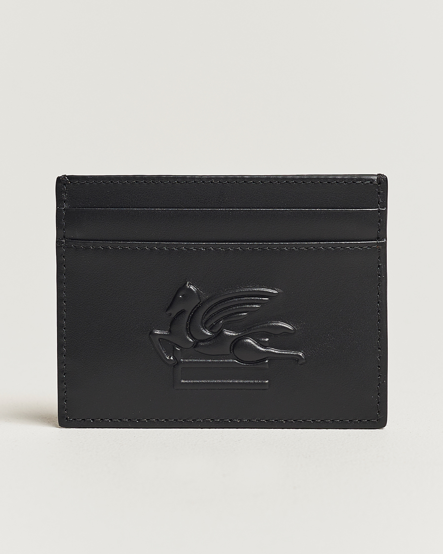 Mies |  | Etro | Logo Embossed Cardholder Black