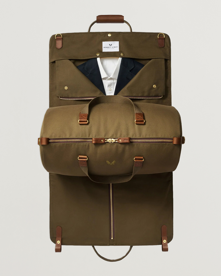 Mies | Laukut | Bennett Winch | Canvas Suit Carrier Holdall Olive