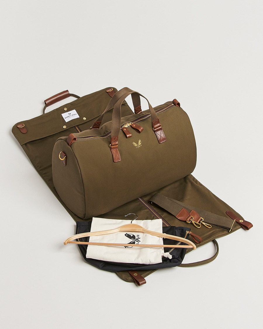 Mies | Laukut | Bennett Winch | Canvas Suit Carrier Holdall Olive