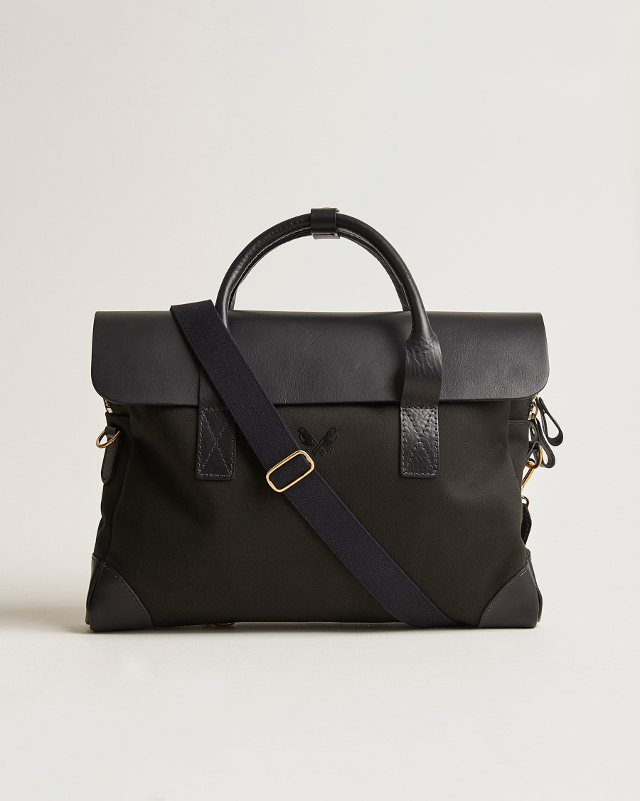 Mies | Laukut | Bennett Winch | Canvas Briefcase Black