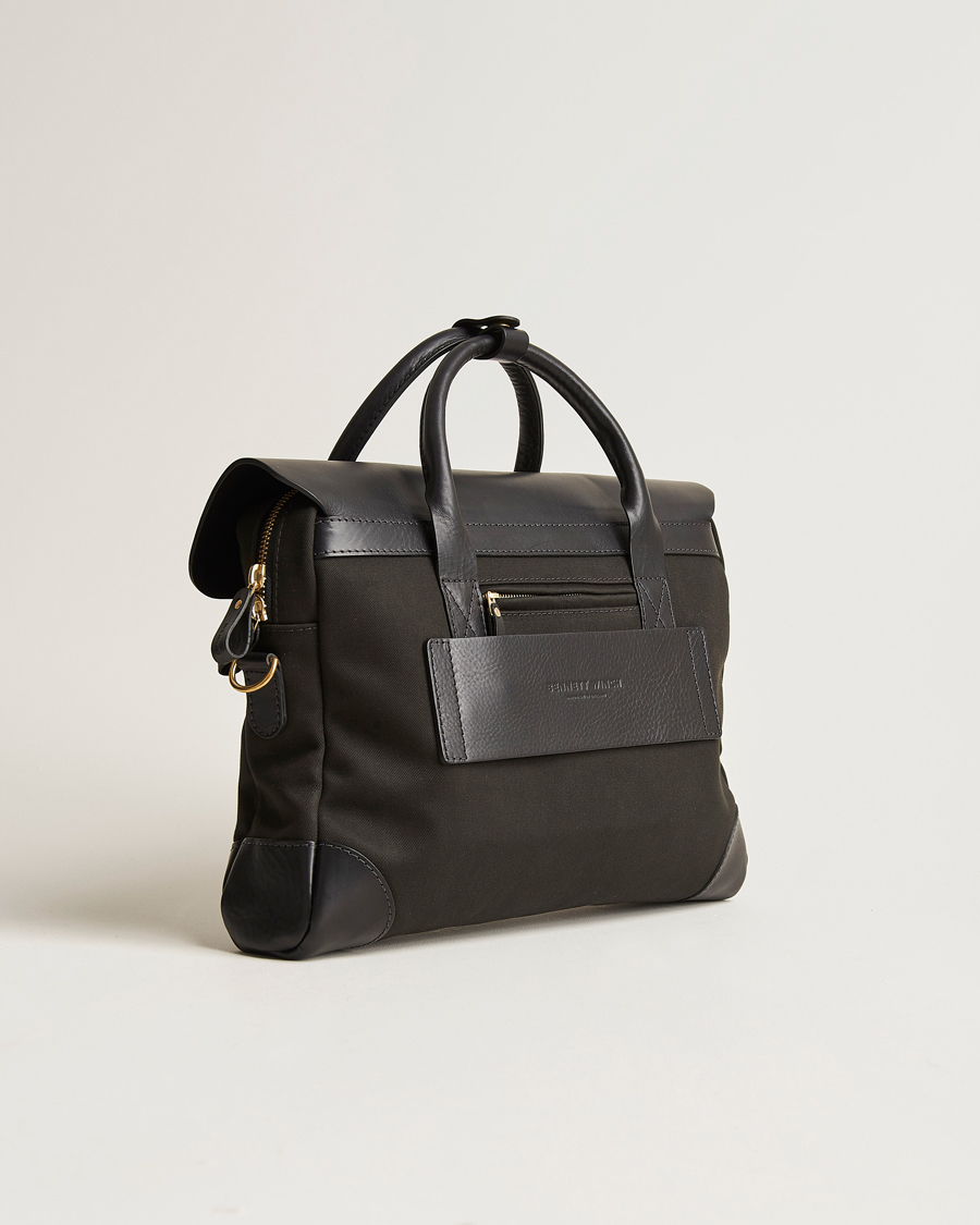 Mies | Laukut | Bennett Winch | Canvas Briefcase Black