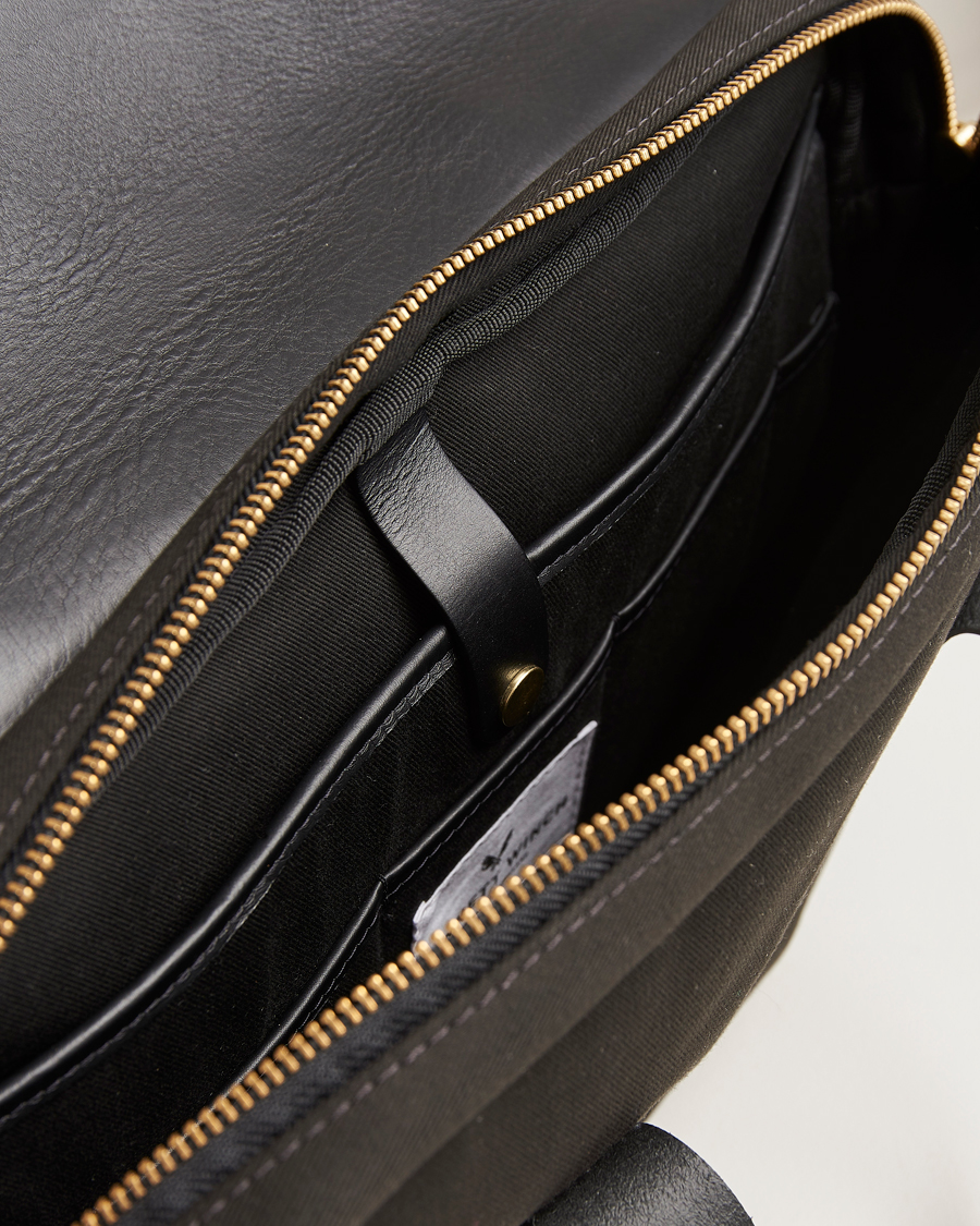 Mies | Laukut | Bennett Winch | Canvas Briefcase Black
