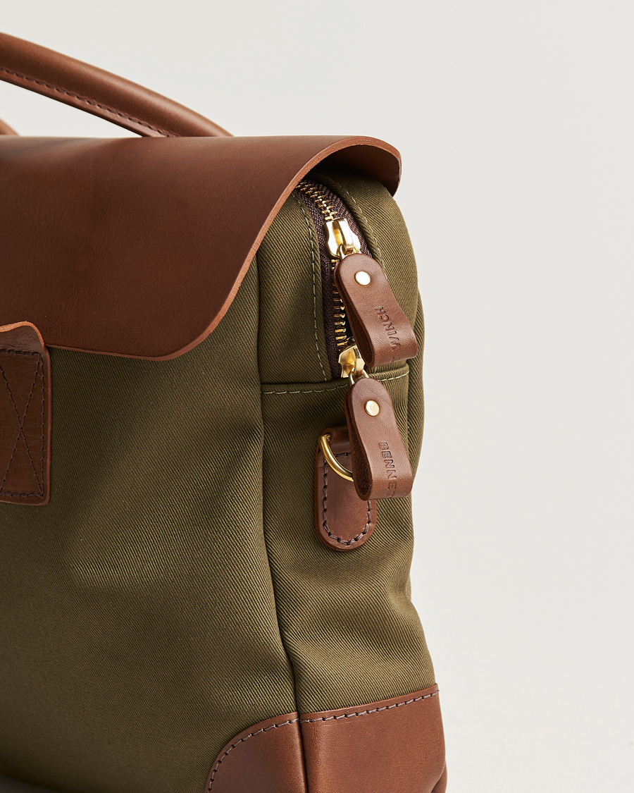 Mies | Laukut | Bennett Winch | Canvas Briefcase Olive