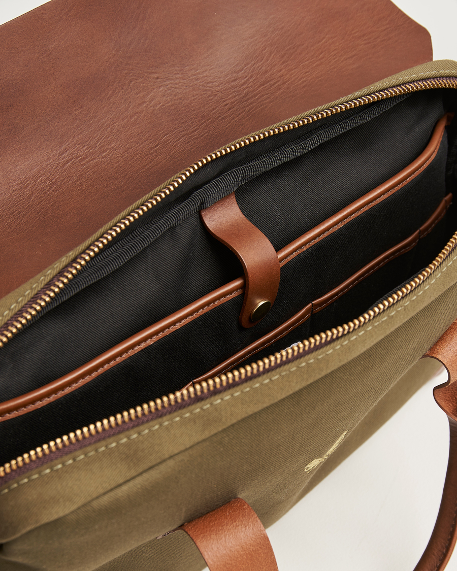 Mies | Laukut | Bennett Winch | Canvas Briefcase Olive