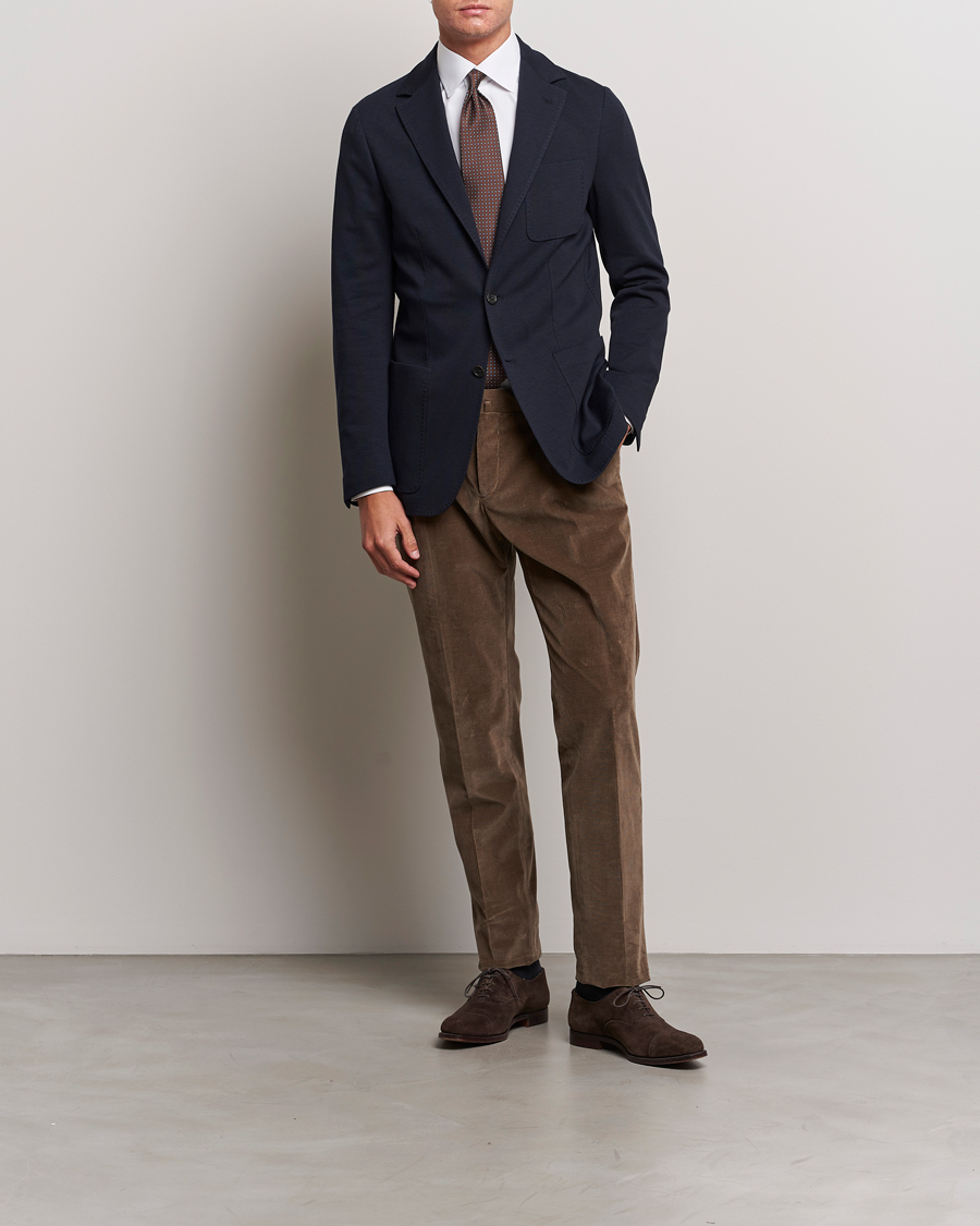 Mies | Pikkutakit | Canali | Jersey Blazer Navy