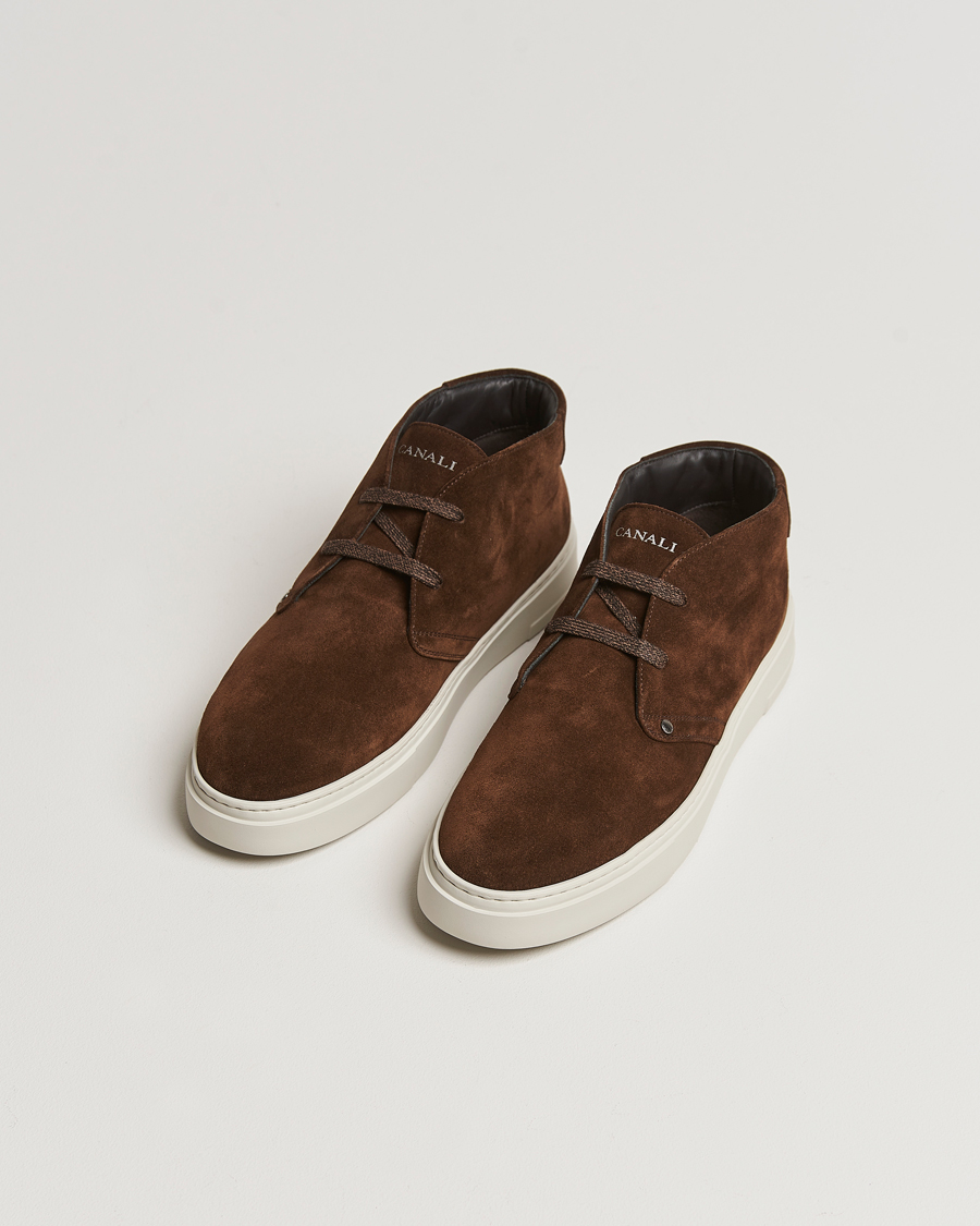 Mies |  | Canali | Casetta Chukka Boot Brown Suede