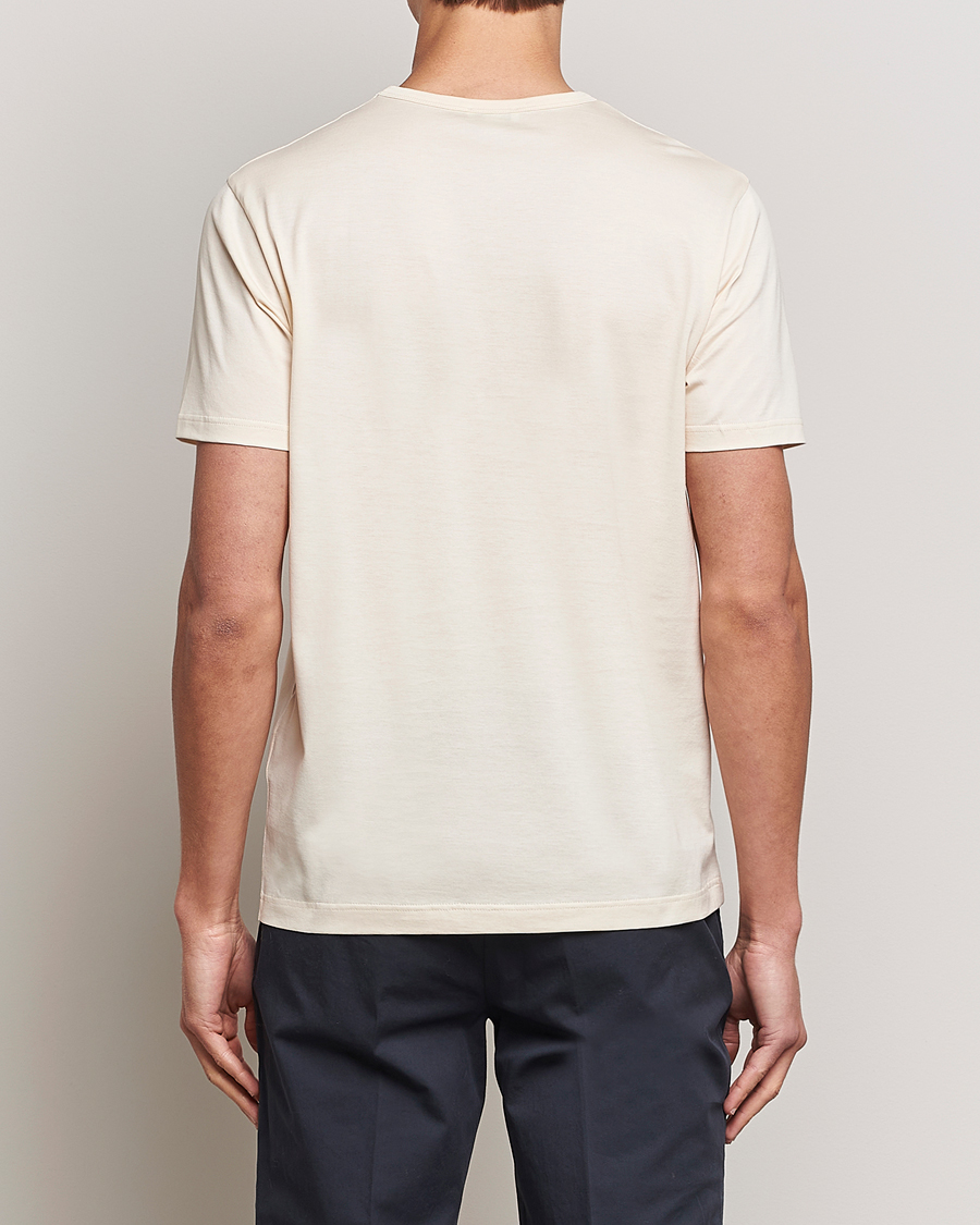 Mies | T-paidat | Sunspel | Crew Neck Q82 Cotton T-Shirt Undyed