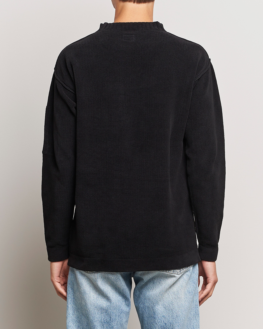 Mies | Puserot | C.P. Company | Chenille Cotton Crewneck Black