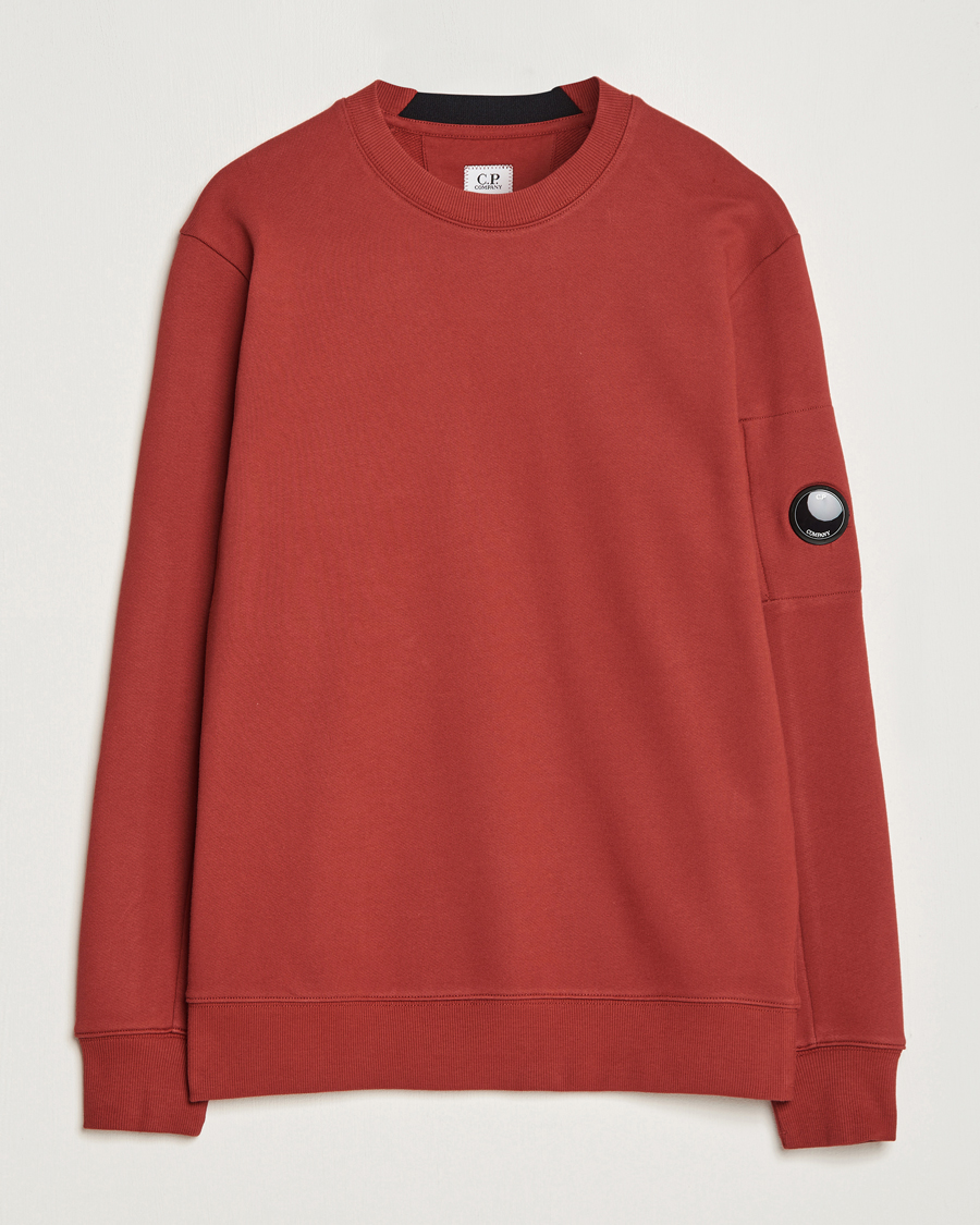 Mies | Puserot | C.P. Company | Diagonal Raised Fleece Lens Sweatshirt Wine