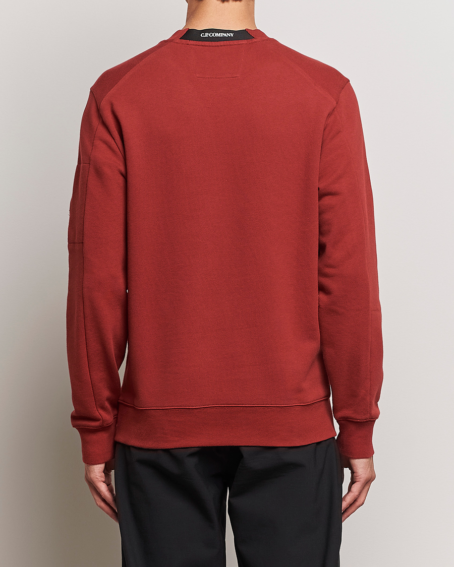 Mies | Puserot | C.P. Company | Diagonal Raised Fleece Lens Sweatshirt Wine