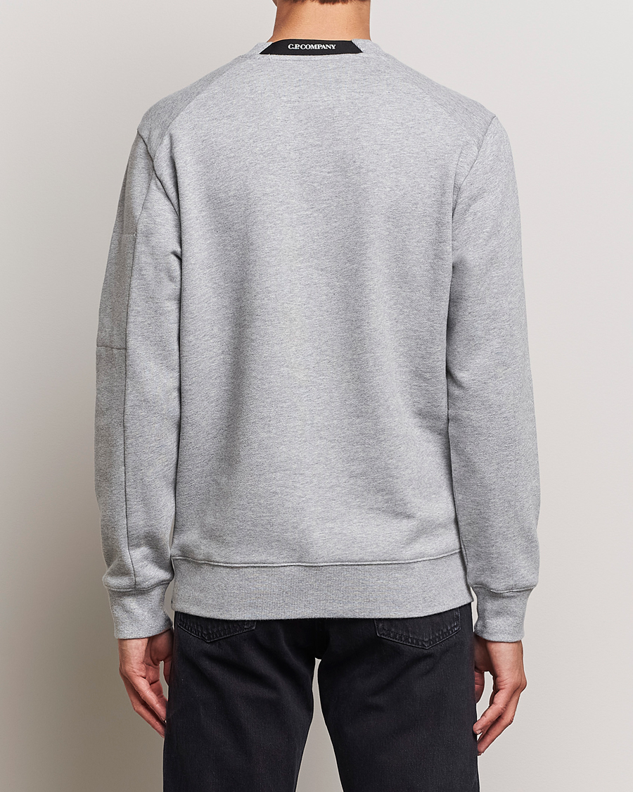 Mies | Puserot | C.P. Company | Diagonal Raised Fleece Lens Sweatshirt Grey Melange