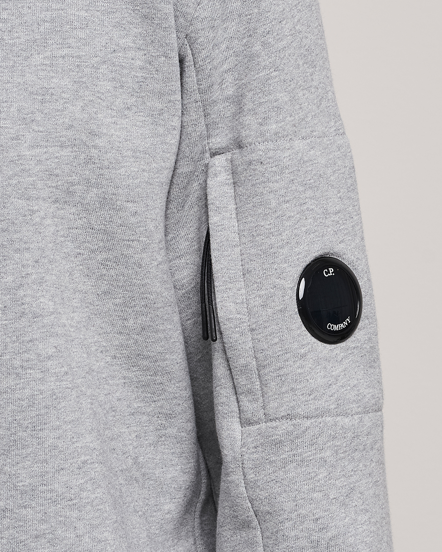 Mies | Puserot | C.P. Company | Diagonal Raised Fleece Lens Sweatshirt Grey Melange