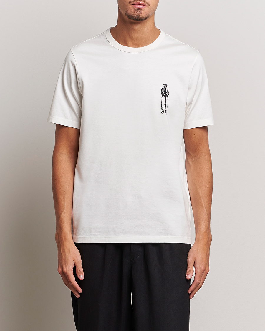 Mies | C.P. Company | C.P. Company | Mercerized Jersey Logo T-Shirt White